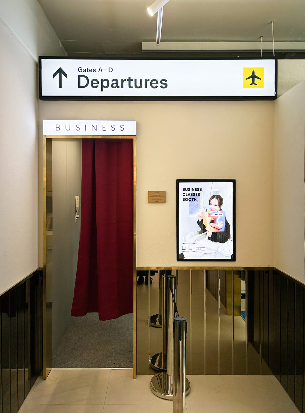 Business Booth interior