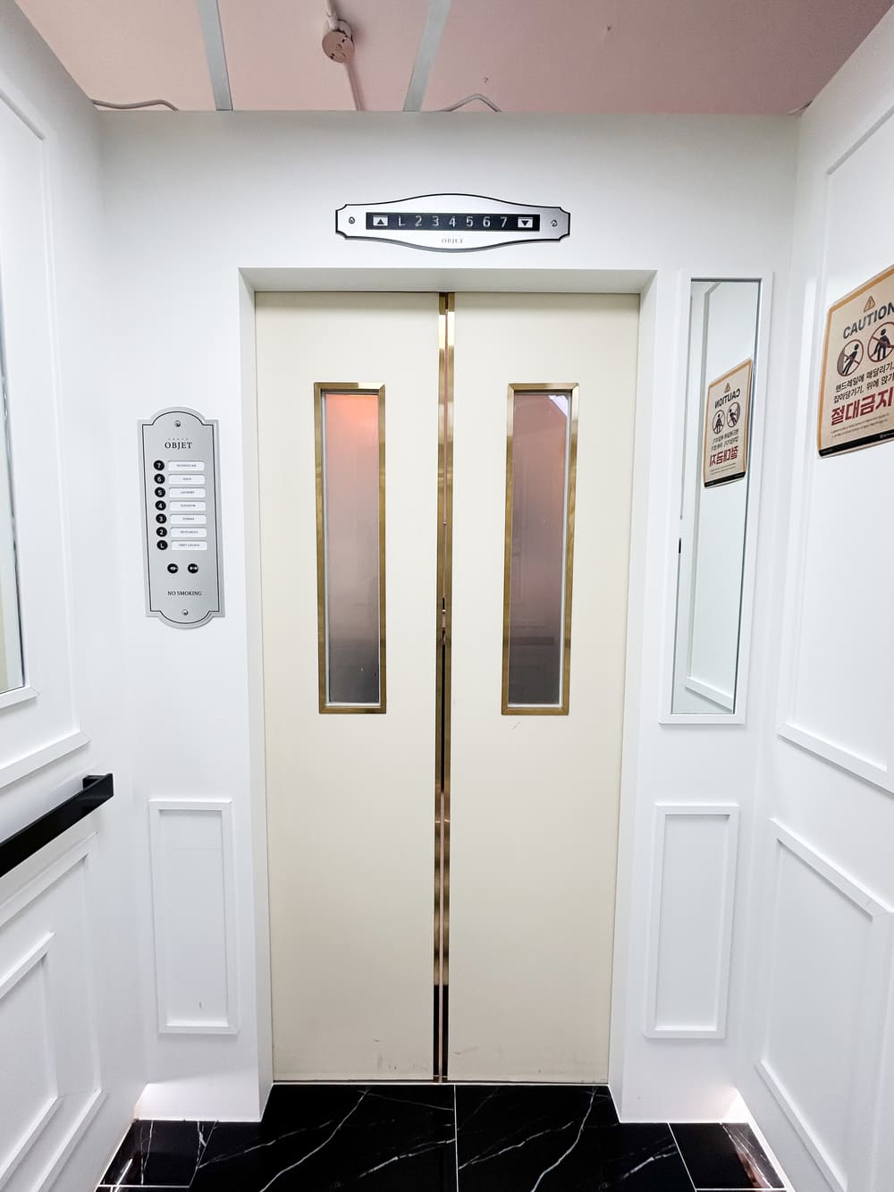 Elevator Booth interior