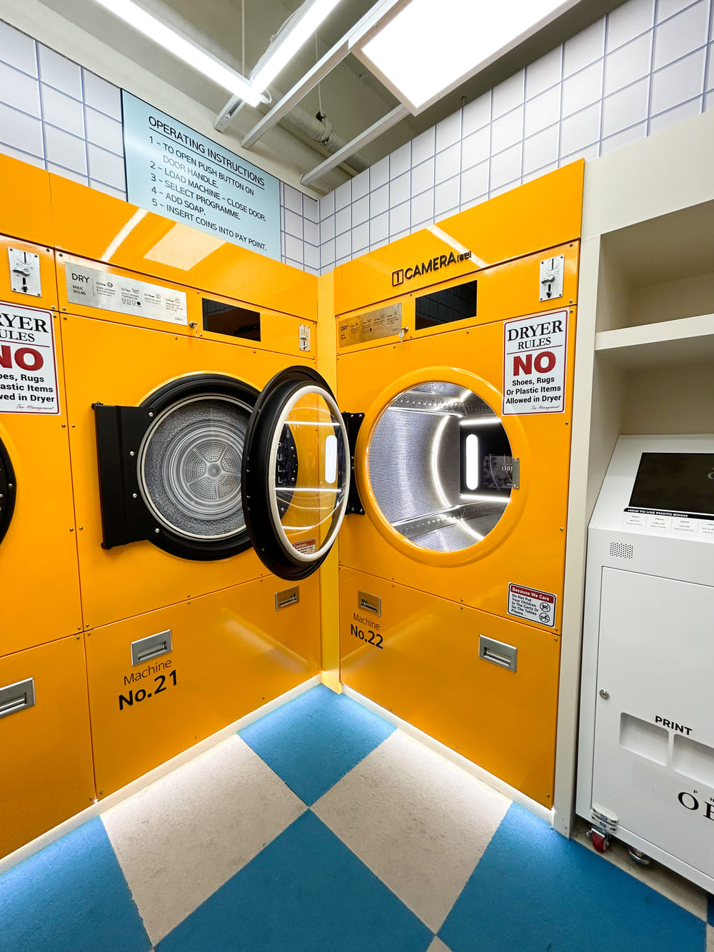 Laundry Booth interior